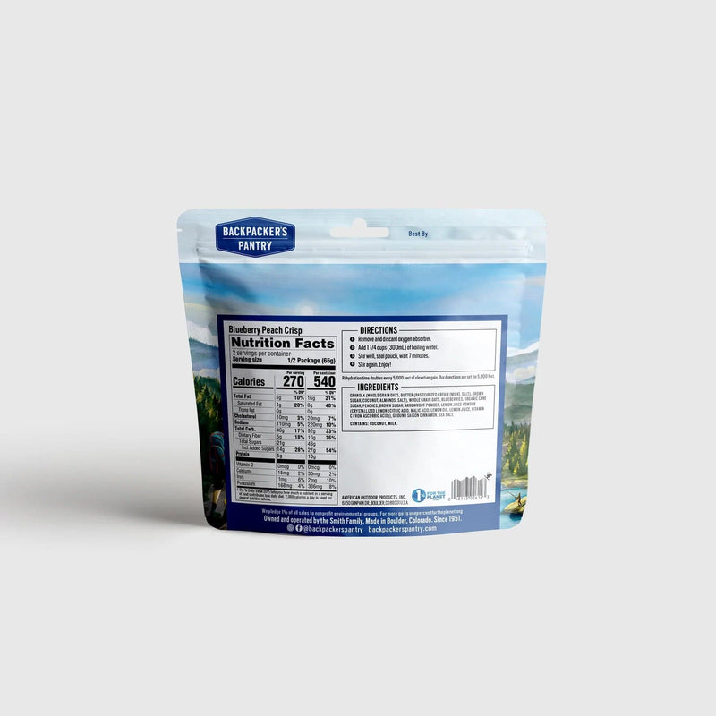 Load image into Gallery viewer, Backpacker's Pantry Blueberry Peach Crisp