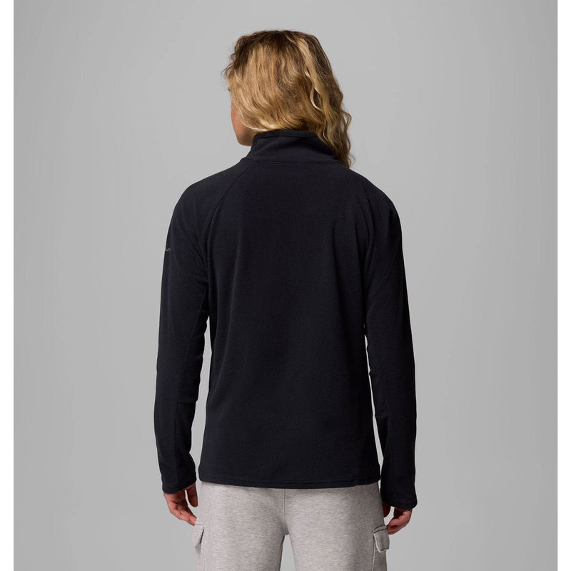Load image into Gallery viewer, Person wearing a black long-sleeve shirt against a gray background