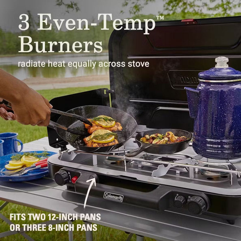 Load image into Gallery viewer, Coleman Classic 3-Burner Camping Stove
