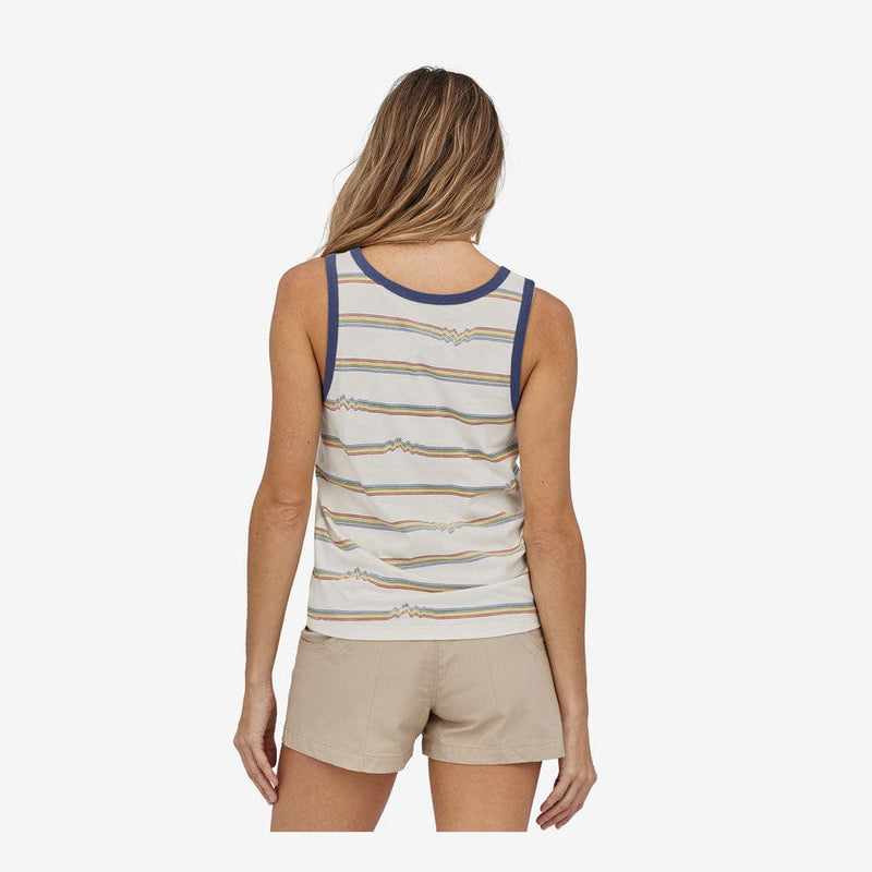 Load image into Gallery viewer, Patagonia Women's Ridge Rise Stripe Repeat Organic Tank