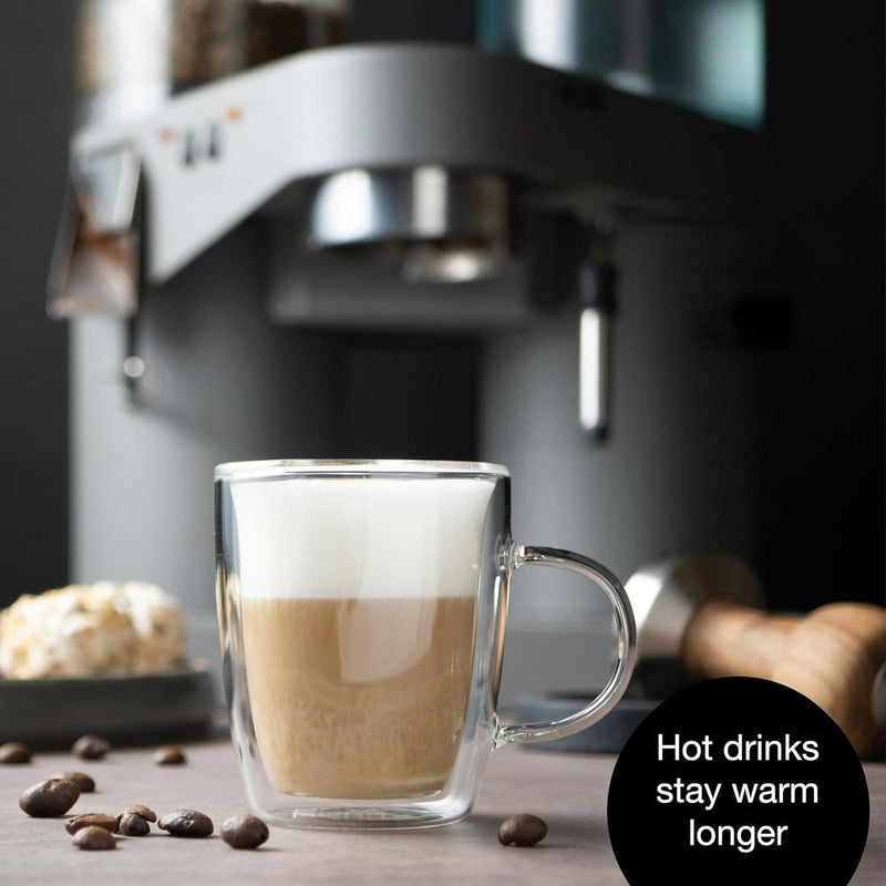Load image into Gallery viewer, Barista 2 x 2.7 oz Coffee Glasses Double Walled - Double-Walled Glasses for Coffee, Tea or Dessert - Dishwasher Safe by Moritz & Moritz