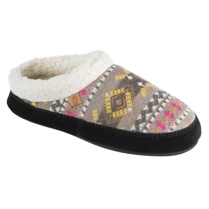 Load image into Gallery viewer, Acorn Fairisle Hoodback Scuff Slipper - Women's