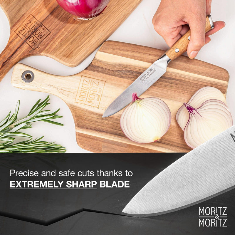Load image into Gallery viewer, German Steel Professional Multipurpose Kitchen Knife (5 inches) by Moritz & Moritz