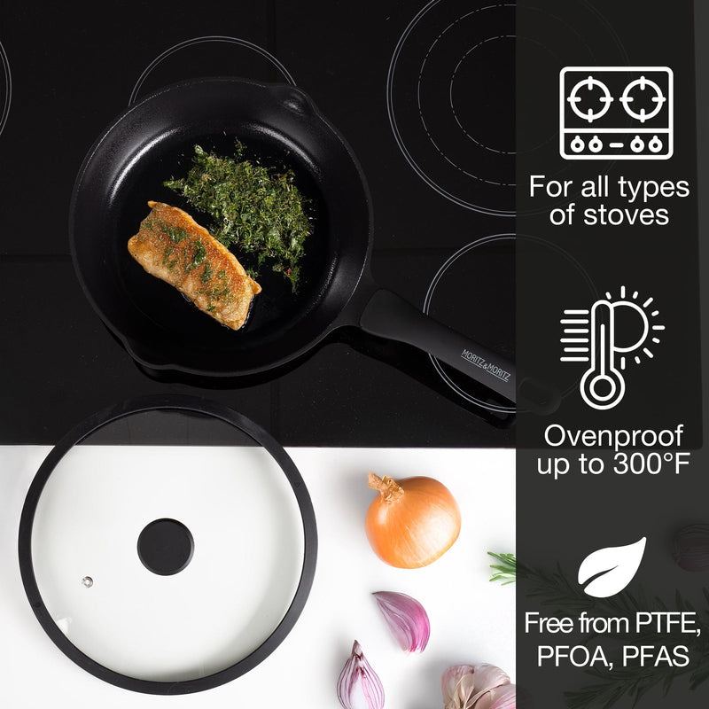 Load image into Gallery viewer, 11-inch Frying Pan with Lid by Moritz & Moritz