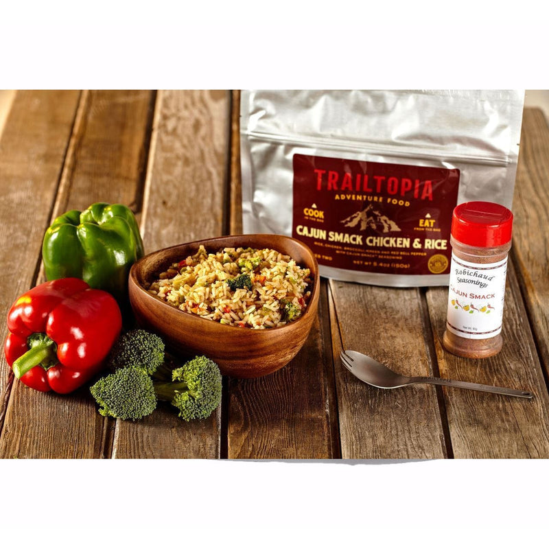 Load image into Gallery viewer, Trailtopia Adventure Food Cajun Smack Chicken & Rice - SINGLE SERVE - GF
