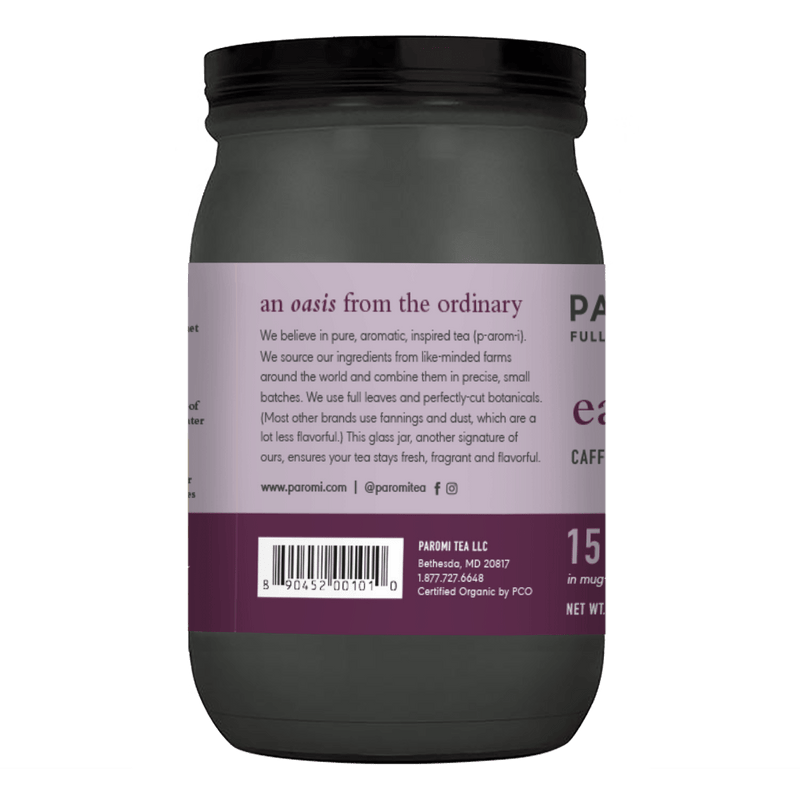 Load image into Gallery viewer, Organic Earl Grey Black Tea, Full Leaf, in Pyramid Tea Bags by Paromi Tea