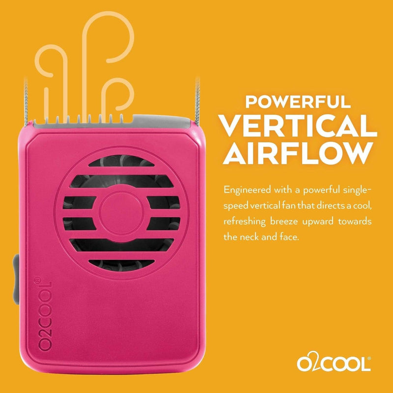 Load image into Gallery viewer, O2COOL Deluxe Necklace Fan