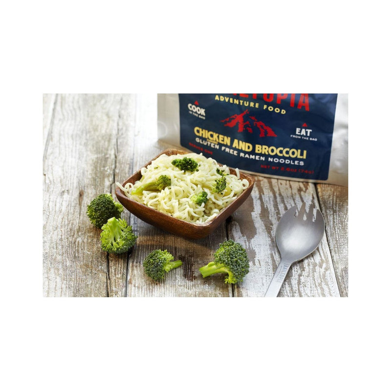 Load image into Gallery viewer, Trailtopia Adventure Food Gluten Free Ramen Noodles - Chicken flavored with Broccoli