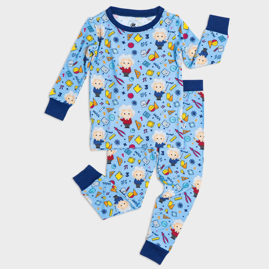 Mathematical Marvel Long Sleeve Pajamas by Bam & Stitch