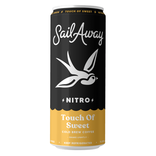 Nitro Cold Brew Coffee (Touch Of Sweet) by Sail Away Coffee Co.
