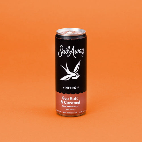Nitro Cold Brew Coffee (Sea Salt & Caramel) by Sail Away Coffee Co.