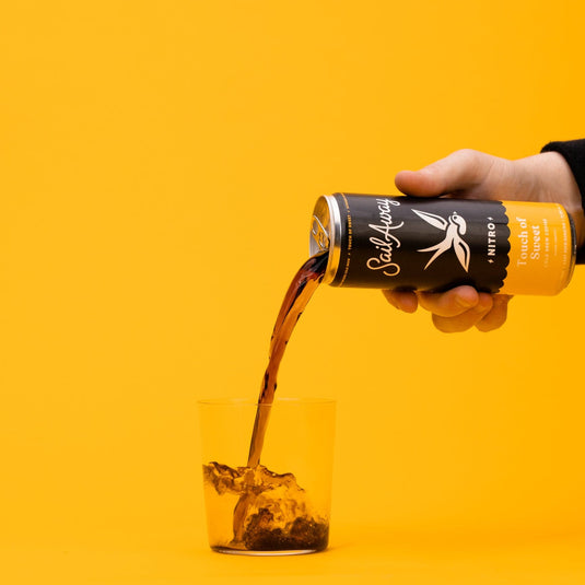Nitro Cold Brew Coffee (Touch Of Sweet) by Sail Away Coffee Co.