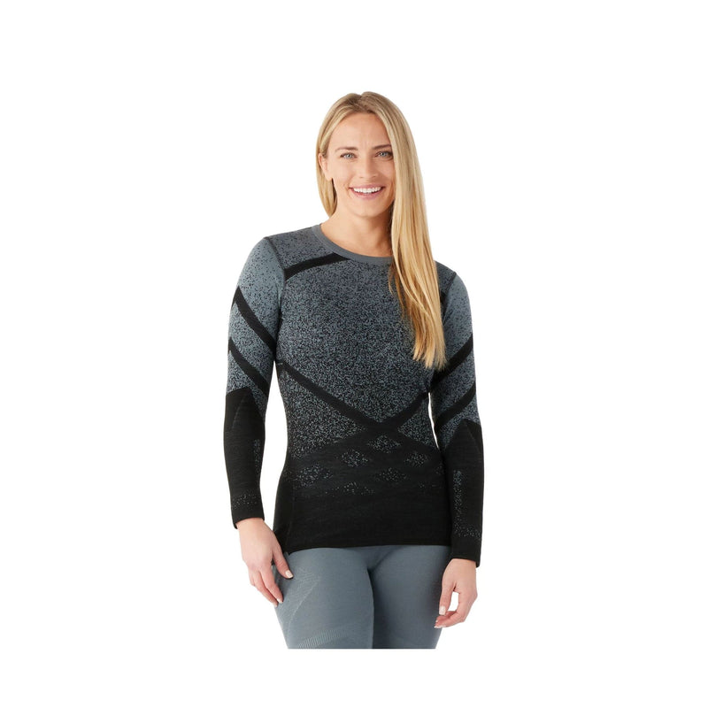 Load image into Gallery viewer, Smartwool Women's Intraknit Thermal Merino Base Layer Pattern Crew