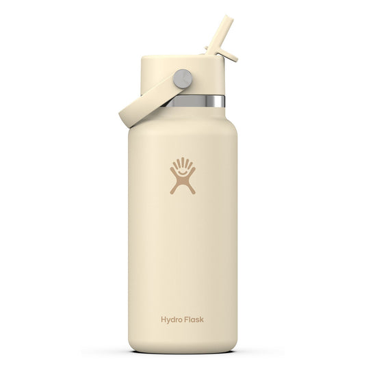 Hydro Flask 32 oz. Wide Flex Straw Cap Bottle- Oatmeal