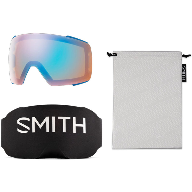 Load image into Gallery viewer, Smith I/O Mag Photochromic True Blue/ChromaPop Pro Photochromic Blue Mirror/Chromapop Storm Blue Sensor Mirror Snow Goggles