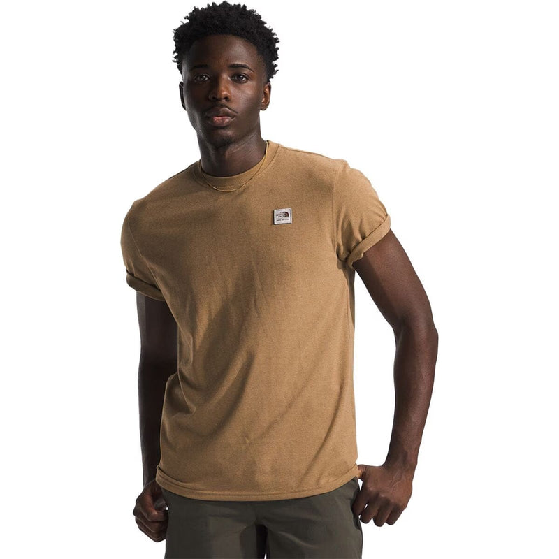 Load image into Gallery viewer, The North Face Men's Short Sleeve Heritage Patch Heathered Tee