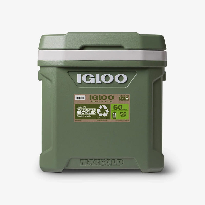 Load image into Gallery viewer, Igloo ECOCOOL Latitude 60 Quart Roller Cooler