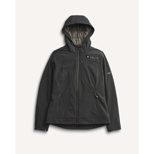 Luna Women’s Heated Jacket Black by Kelvin Coats