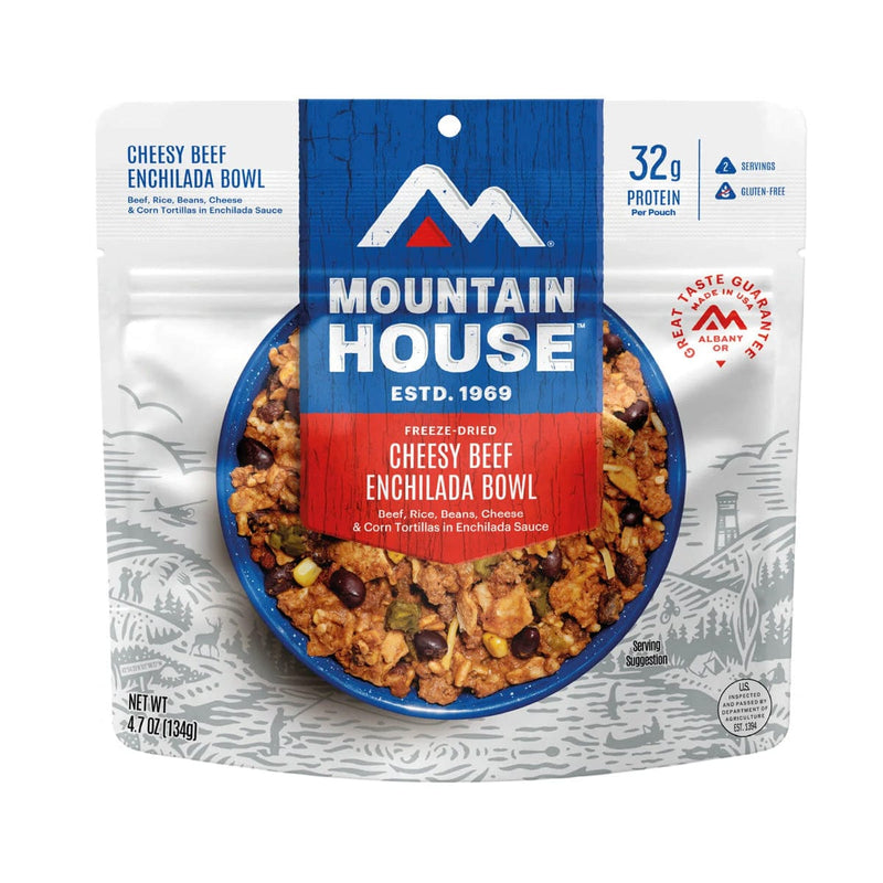Load image into Gallery viewer, Mountain House Cheesy Beef Enchilada Bowl