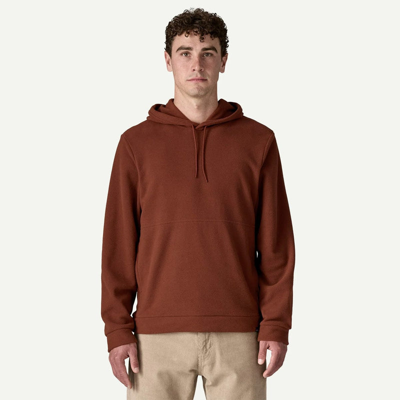 Load image into Gallery viewer, Man wearing a brown hoodie on a white background
