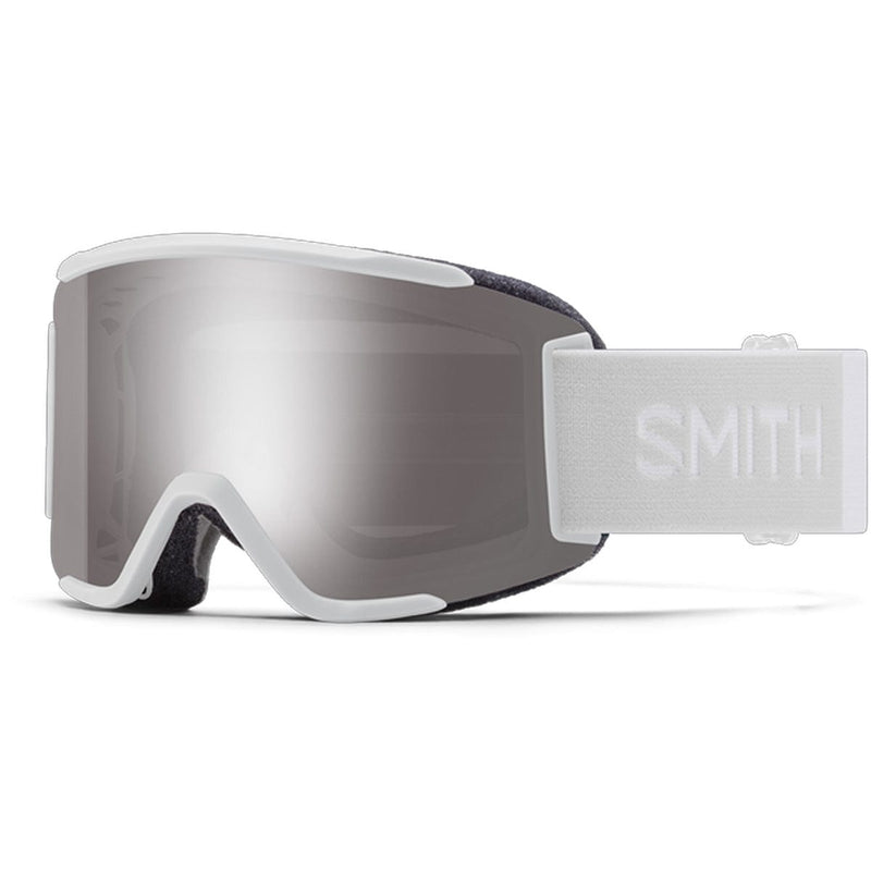 Load image into Gallery viewer, Smith Squad S White Vapor/ChromaPop Sun Platinum Mirror/Clear Snow Goggles