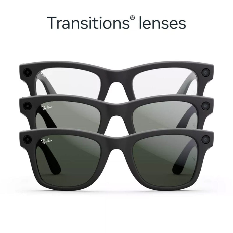 Load image into Gallery viewer, Ray-Ban Meta Wayfarer Transitions - Matte Black
