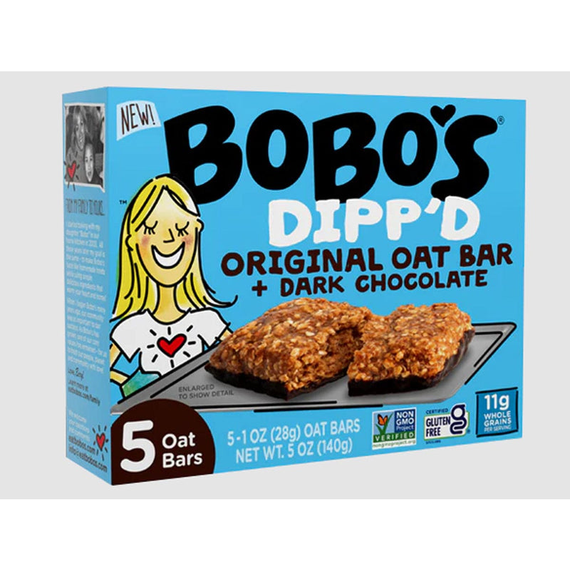 Load image into Gallery viewer, Bobos Dipp'd Original Oat Bars + Dark Chocolate
