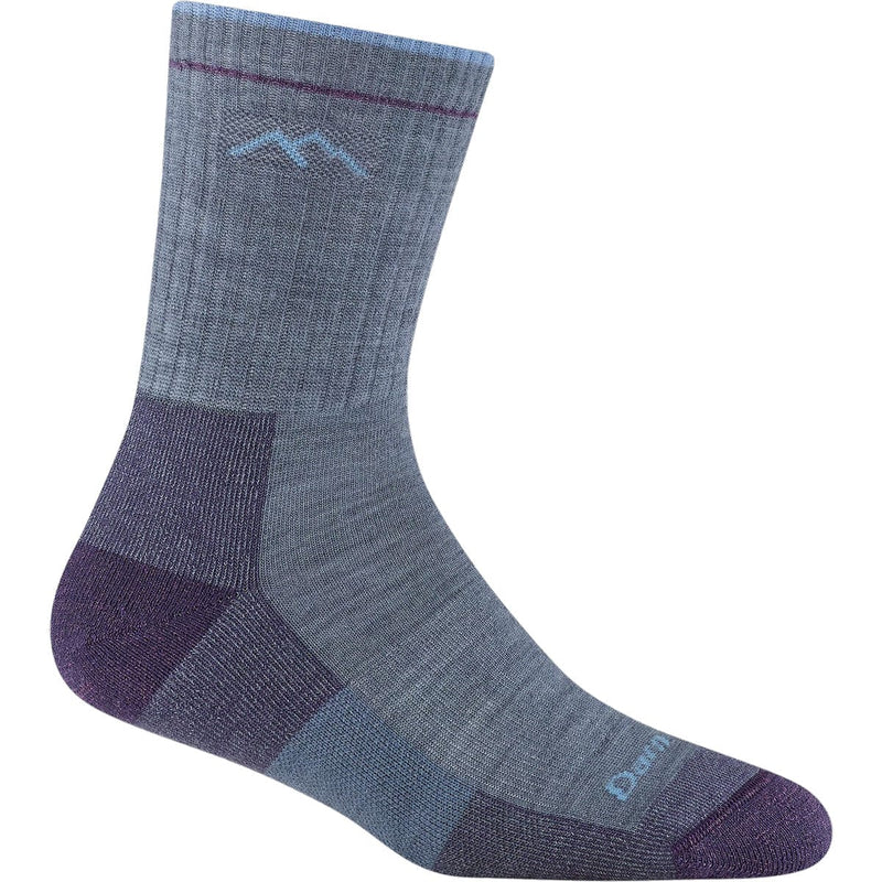 Load image into Gallery viewer, Blue sock with a brand logo on a white background