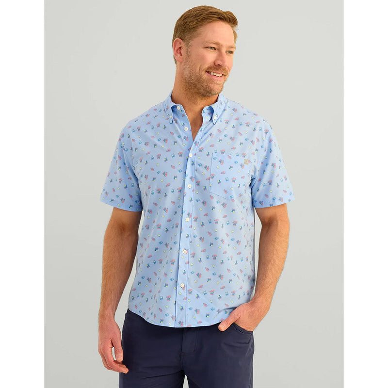 Load image into Gallery viewer, HUK Men's Kona Printed Short Sleeve Shirt