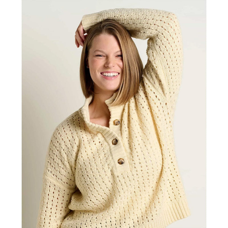 Load image into Gallery viewer, Toad&Co Women's Moss Point Henley Sweater