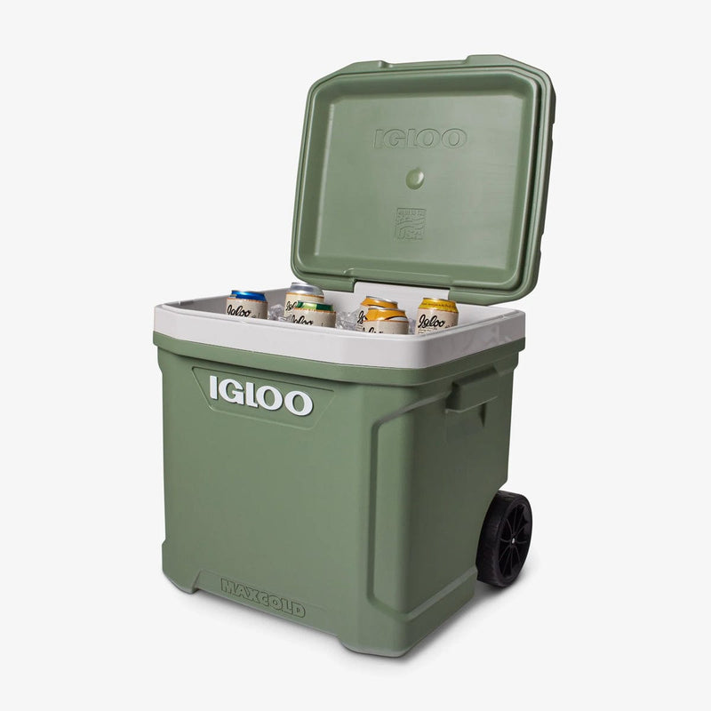 Load image into Gallery viewer, Igloo ECOCOOL Latitude 60 Quart Roller Cooler