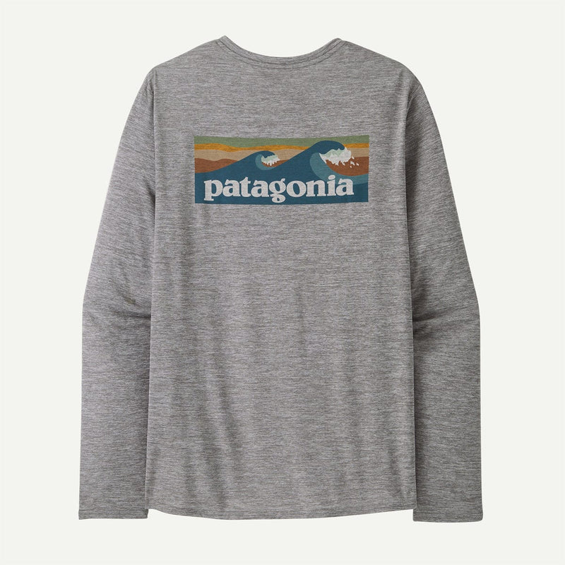 Load image into Gallery viewer, Patagonia Men's Long Sleeve Cap Cool Daily Graphic Shirt - Waters