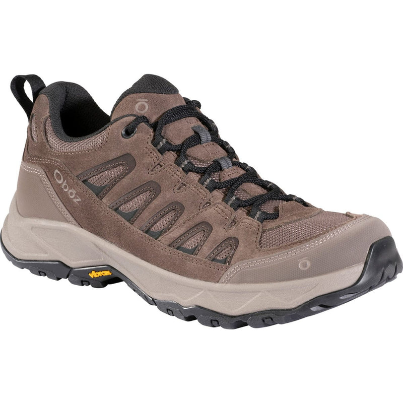Load image into Gallery viewer, Brown hiking shoe with black laces on a white background