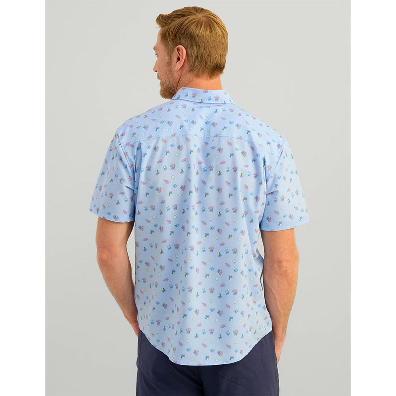 Load image into Gallery viewer, HUK Men's Kona Printed Short Sleeve Shirt