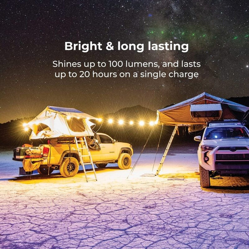 Load image into Gallery viewer, Mpowerd Luci Solar String Lights - White 18'