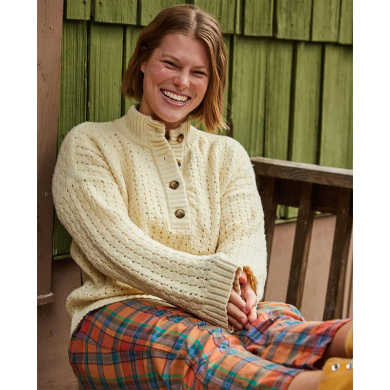Load image into Gallery viewer, Toad&Co Women's Moss Point Henley Sweater
