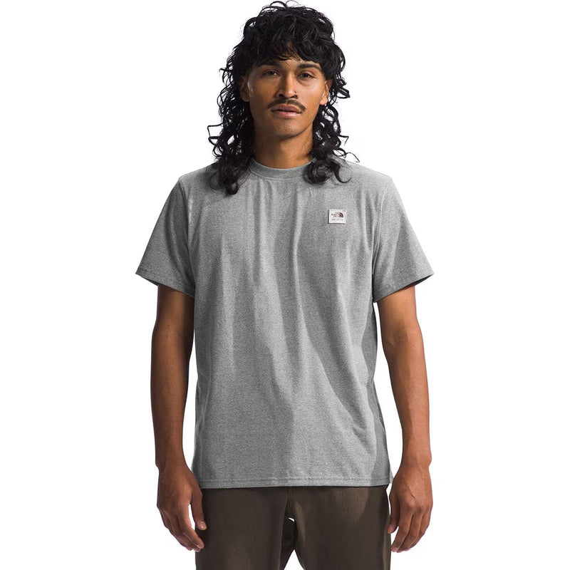 Load image into Gallery viewer, The North Face Men's Short Sleeve Heritage Patch Heathered Tee