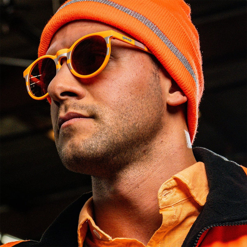 Load image into Gallery viewer, goodr Circle G Sunglasses - Face Under Construction