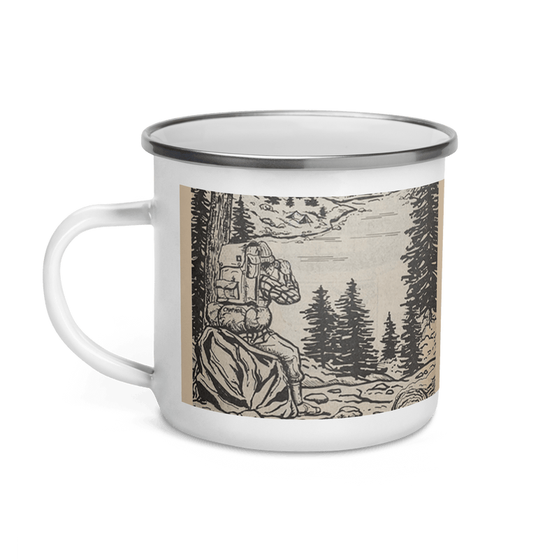 Load image into Gallery viewer, Campmor 1982 Catalog Enamel Mug