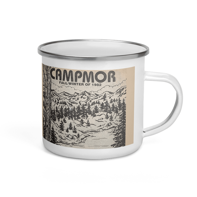 Load image into Gallery viewer, Campmor 1982 Catalog Enamel Mug