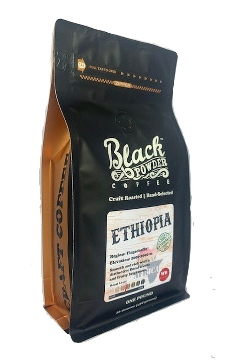 Load image into Gallery viewer, Ethiopian Limmu | Naturally Grown | Med-Light Roast by Black Powder Coffee