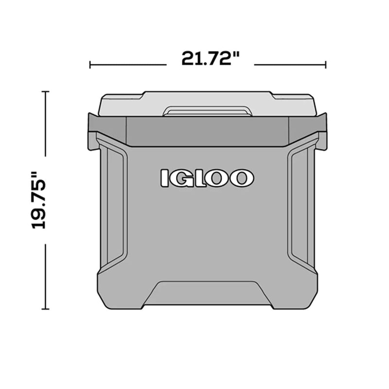 Load image into Gallery viewer, Igloo ECOCOOL Latitude 60 Quart Roller Cooler