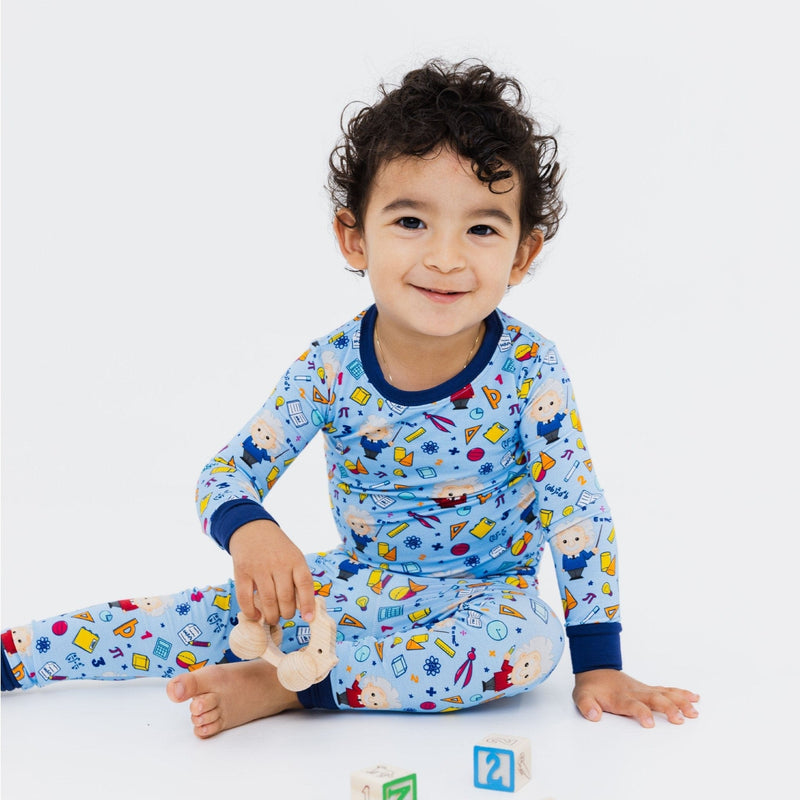 Load image into Gallery viewer, Mathematical Marvel Long Sleeve Pajamas - Bam &amp; Stitch
