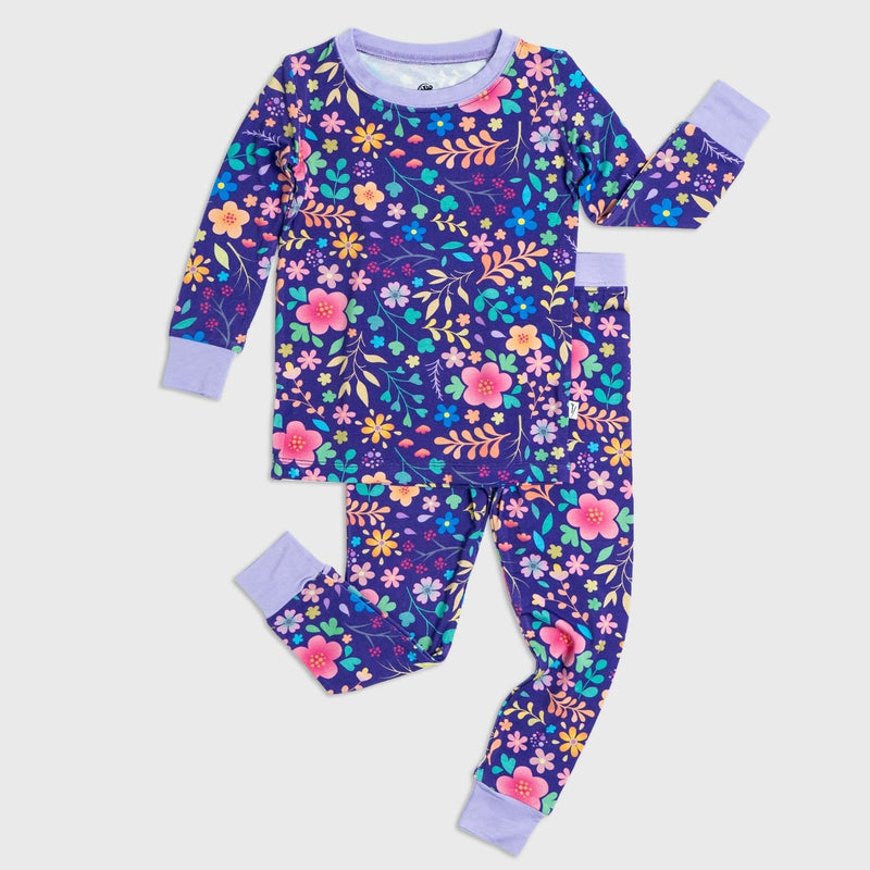 Load image into Gallery viewer, Orchid Gardens Long Sleeve Pajamas - Bam &amp; Stitch
