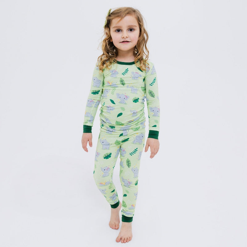 Load image into Gallery viewer, Playfully Strong Long Sleeve Pajamas - Bam & Stitch