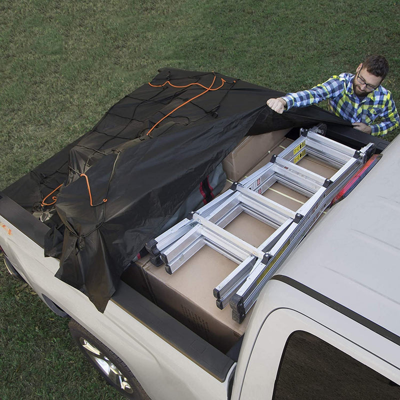 Load image into Gallery viewer, Rightline Gear Truck Bed Cargo Net with Built-In Tarp