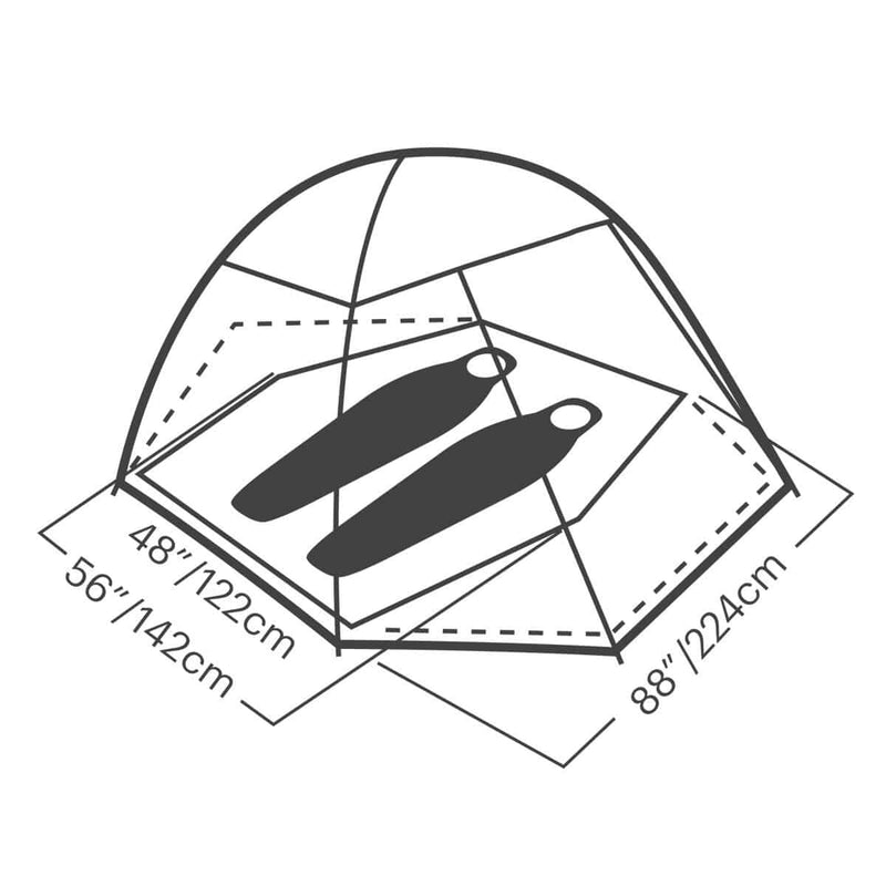 Load image into Gallery viewer, Eureka Mountain Pass 2 Person Tent