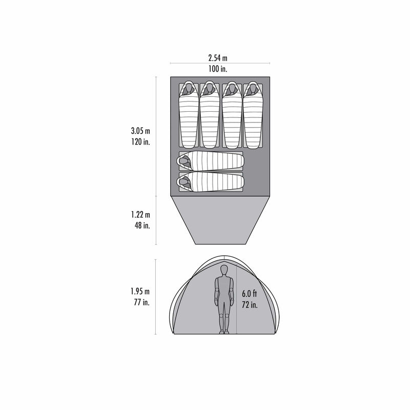 Load image into Gallery viewer, MSR Habitude 6 Family & Group Camping Tent