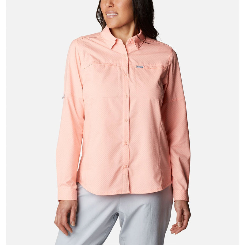 Load image into Gallery viewer, Columbia Women's PFG Cool Release Long Sleeve Woven Shirt