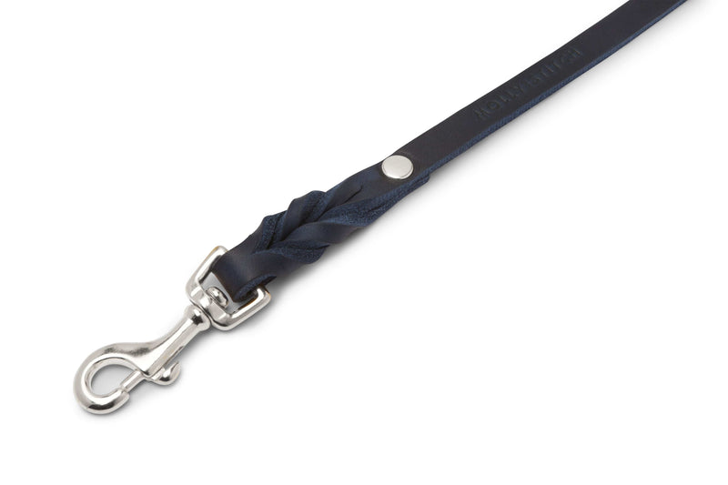Load image into Gallery viewer, Butter Leather City Dog Leash - Navy Blue by Molly And Stitch US